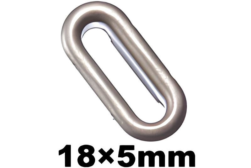 18x5 mm eyelet oval shape
