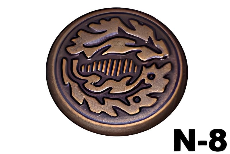 N-8 Snap Button Cap Pattern Logo