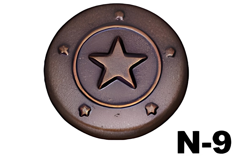 N-9 Snap Button Cap Pattern Logo