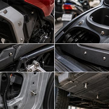 Guide to Choosing Automotive & Motorcycle Rivets, Fastener and Custom Metal Components