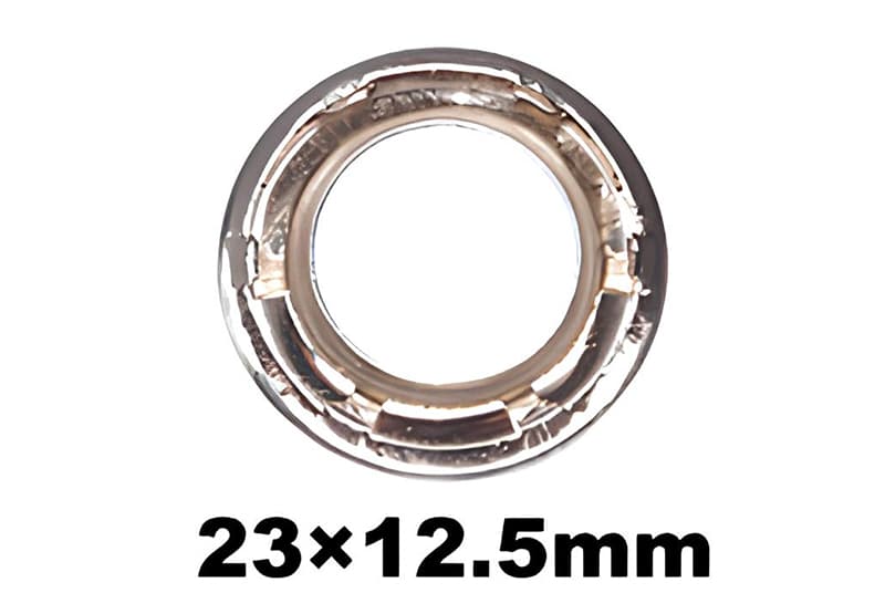 23x12.5 mm Washer With Teeth For Eyelet Rolled Edge Shape
