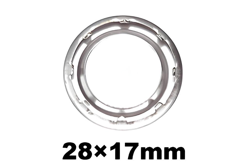 28x17 mm Washer With Teeth For Eyelet Rolled Edge Shape