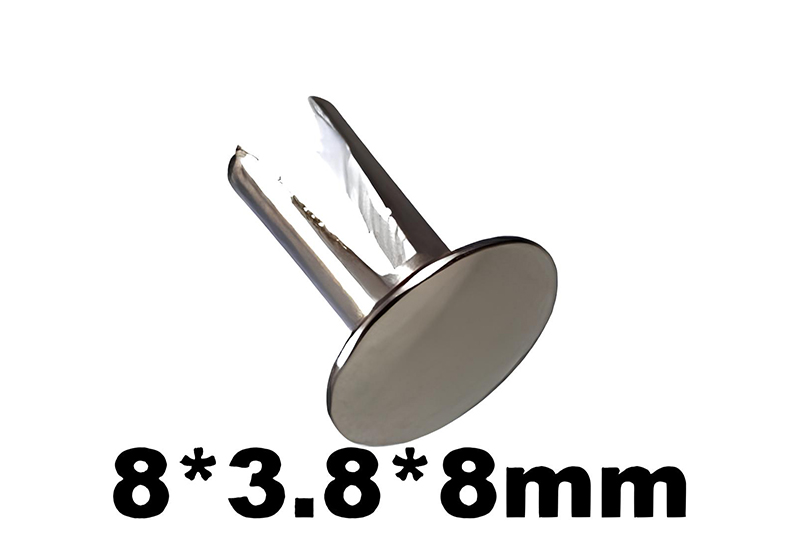 8x3.8x8 mm Bifurcated Rivet