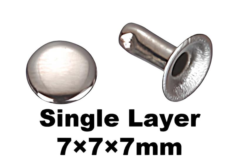 7x7x7 mm Collision Nail Single Layer Rivet