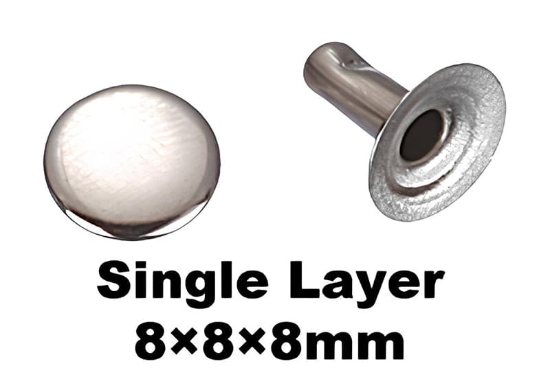 8x8x8 mm Collision Nail Single Layer Rivet