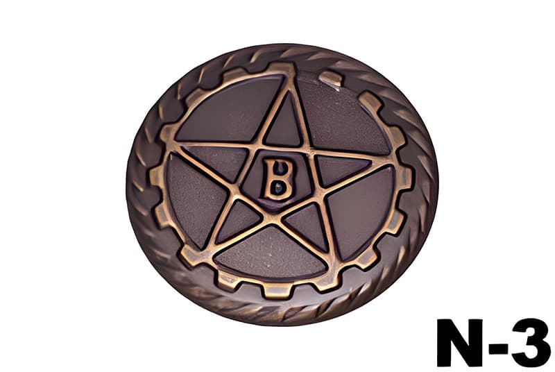 N-3 Snap Button Cap Pattern Logo