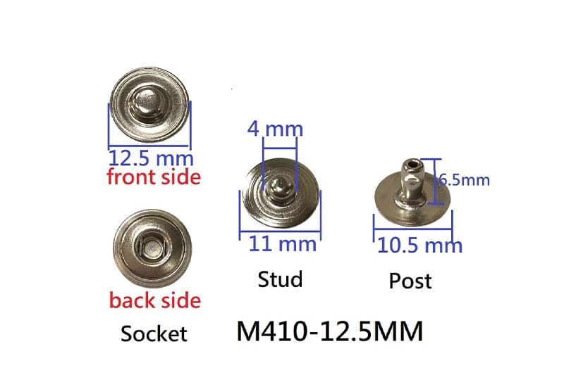 M410-12.5 Ecg Press Snap Button