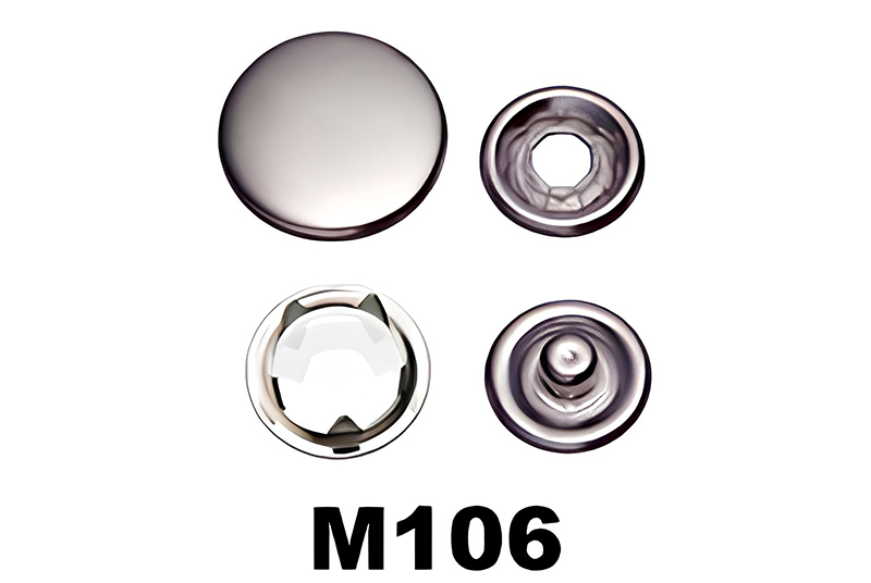 M106 prong snap button