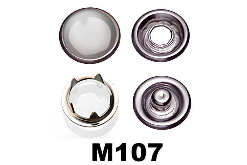 M107 Pearl Prong Snap Button