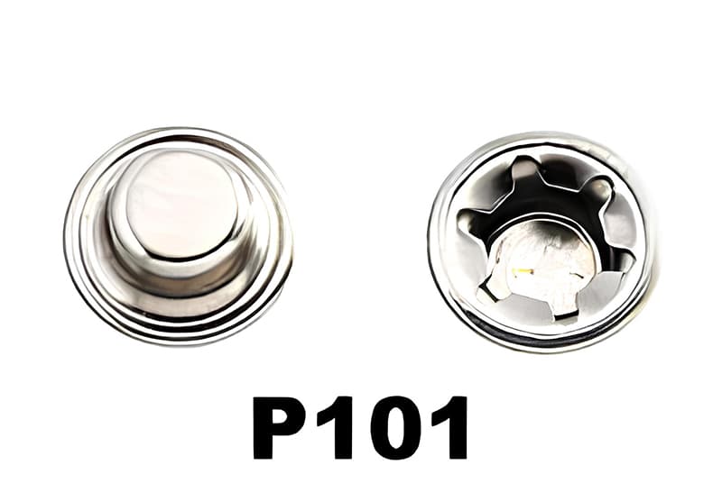 P101 Spring Snap Button Axle Cap