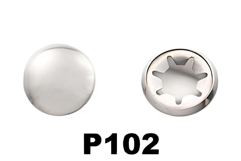 P102 Spring Snap Button Axle Cap