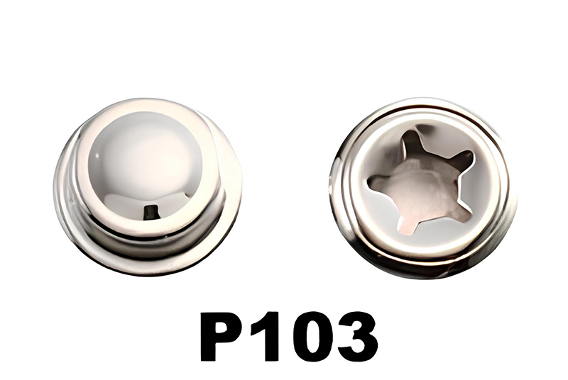 P103 Spring Snap Button Axle Cap