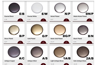 Electroplating & Enamel Colors for Metal Hardware Accessories